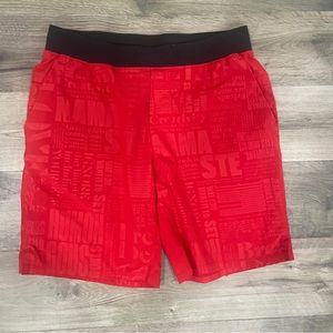 🇨🇦 CANADA DAY SPECIAL Lululemon Large THE Shorts 9" Red 20th Anniversary RARE